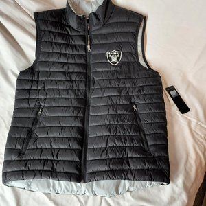 NFL L.A. Raiders Team Vest Jacket (L)